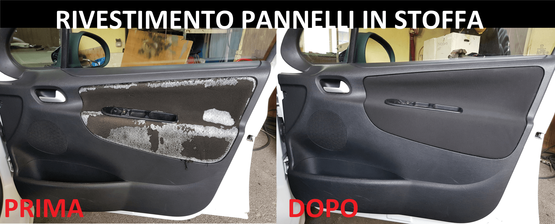 Rivestimento completo abitacolo - Tappezzeria Buononato