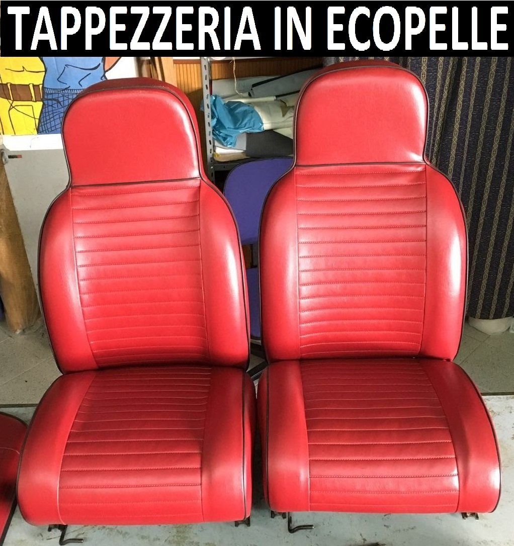 Rivestimento sedili in ecopelle - Tappezzeria Buononato