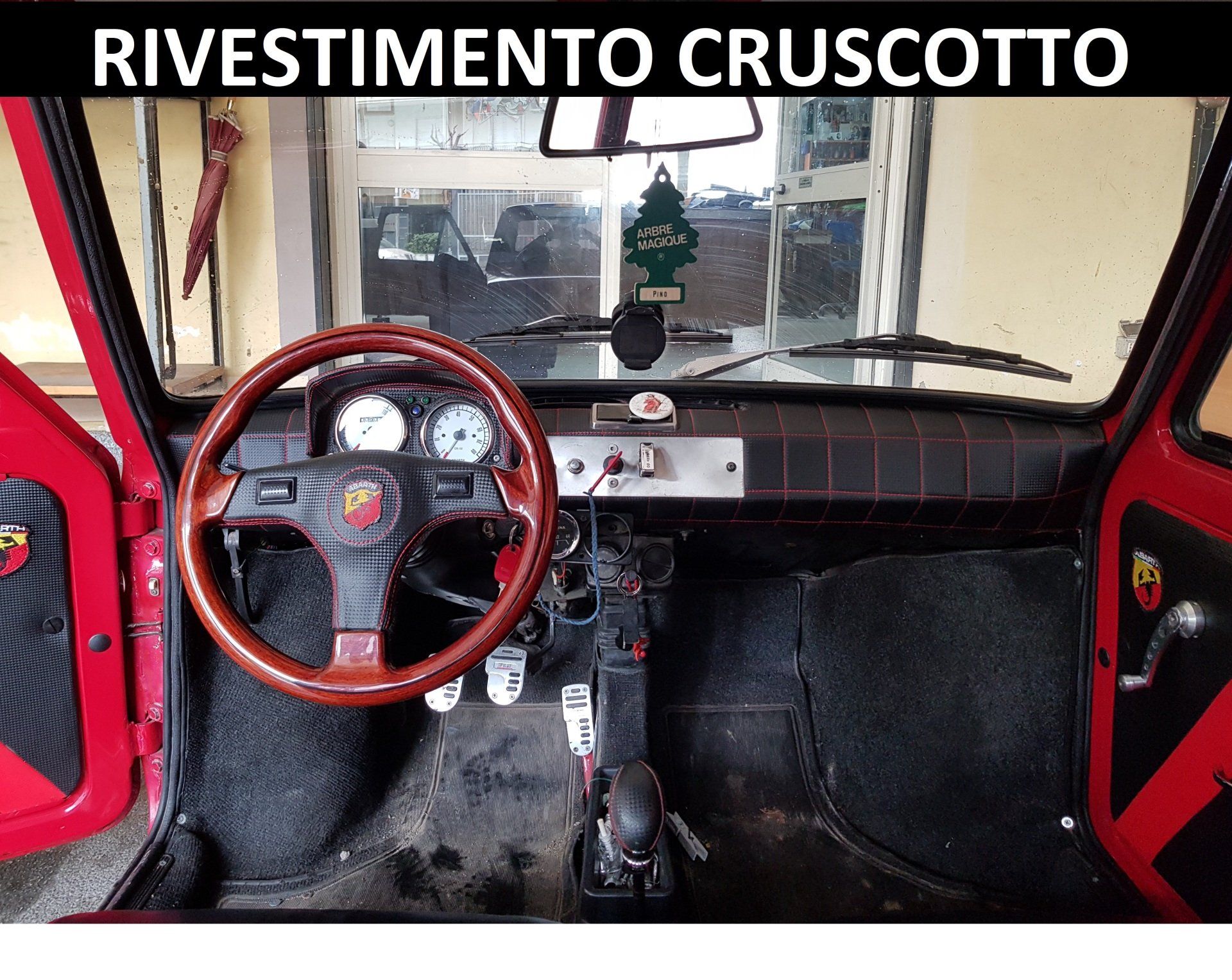 Rivestimento cruscotto auto d'epoca - Tappezzeria Buononato