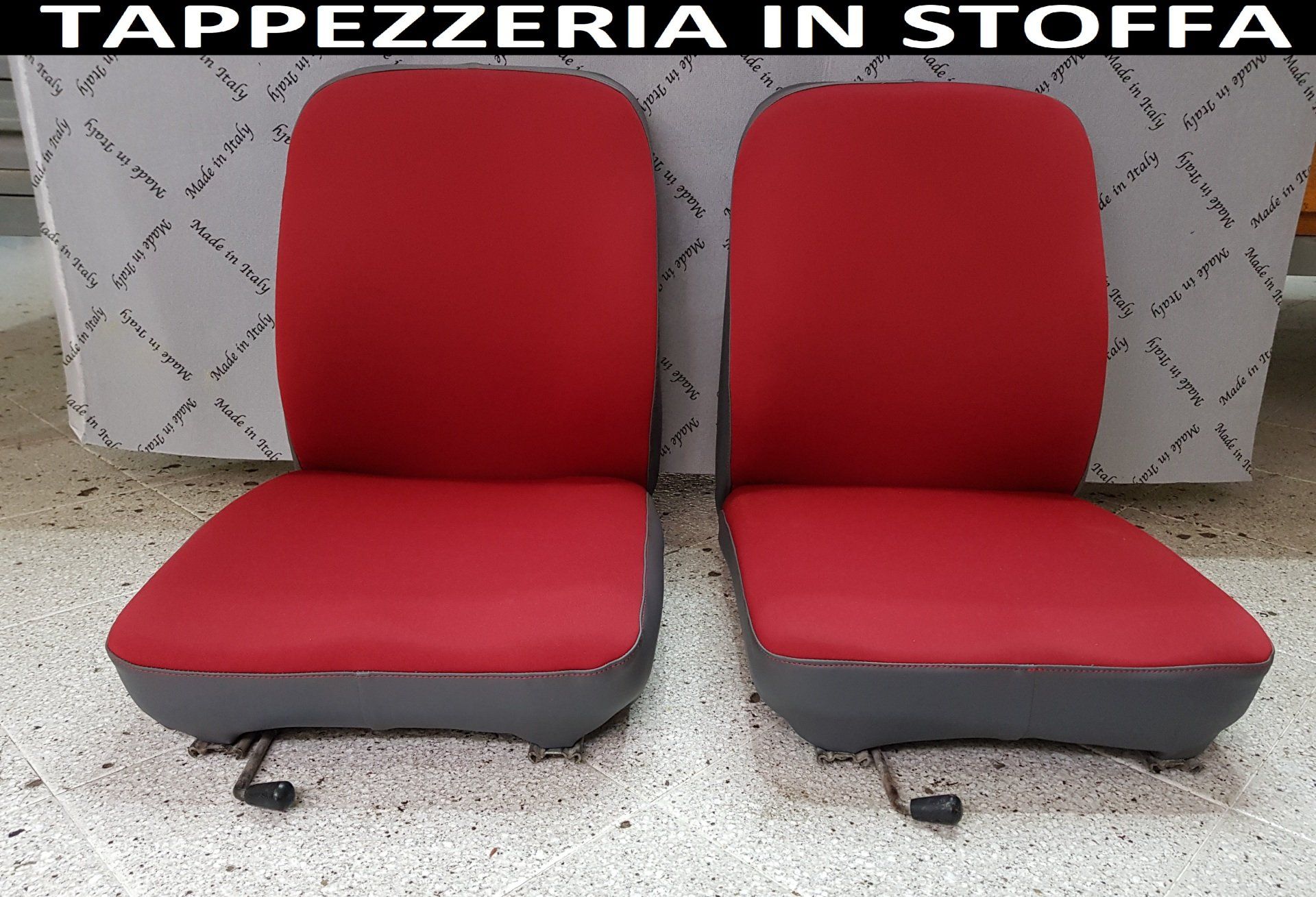 Rivestimento sedili in stoffa - Tappezzeria Buononato